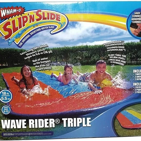 Product image for NEW Wham-O Slip 'n Slide Wave Rider Triple