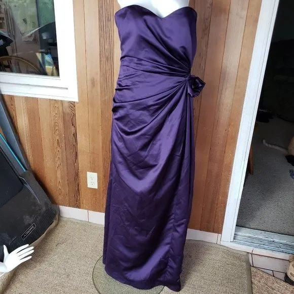 Product image for Impression Eggplant Sleeveless Formal Dress
