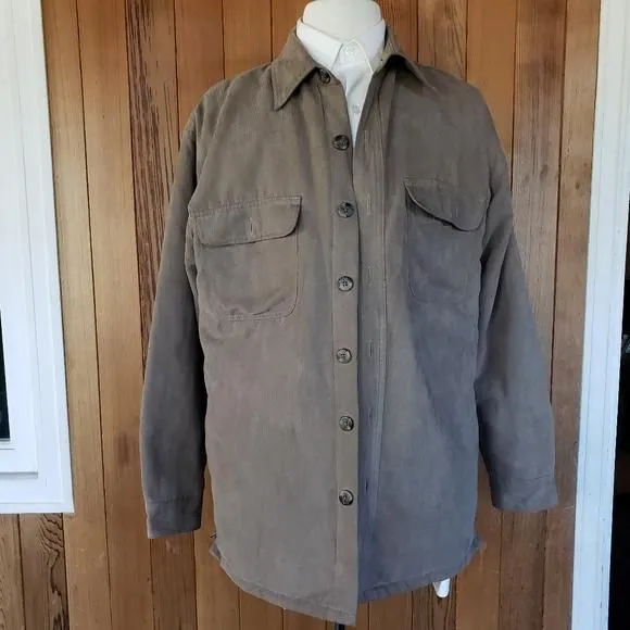 Product image for Covington Light Brown Polyester Button Up Jacket