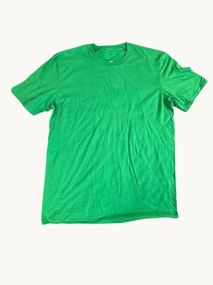 Apple Green Crew Neck Tee (Extended Sizes)