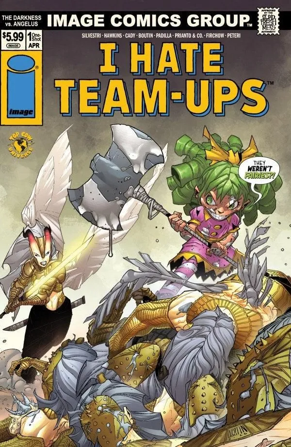 Darkness vs Angelus #1 (Fairyland Team-Up Variant)