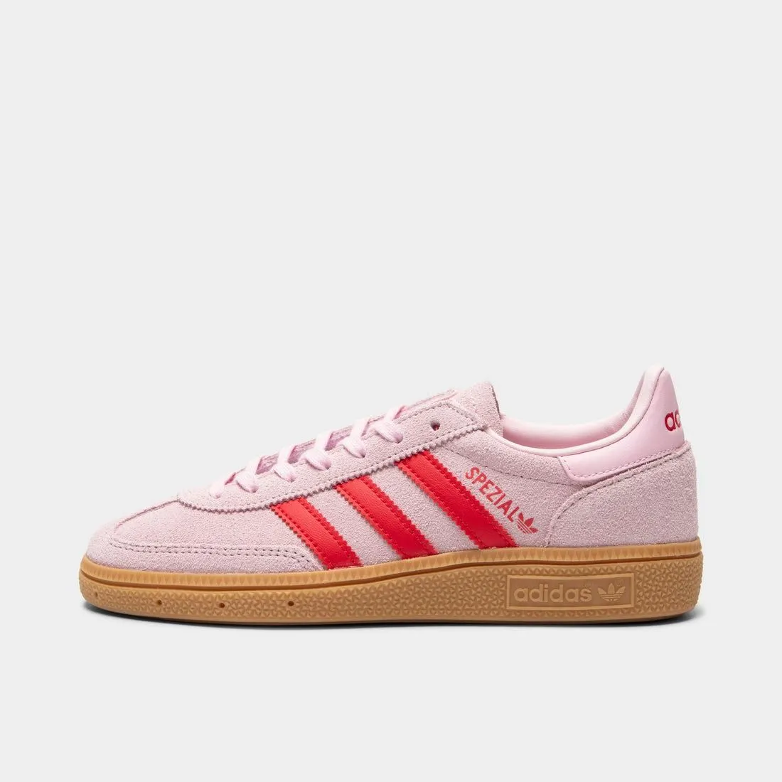 Adidas Handball Spezial Clear Pink / Pure Ruby-Gum (TD, PS and GS)