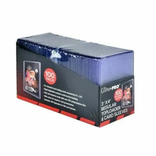PLATINUM 3X4" TOP LOADER + Sleeves Bundle