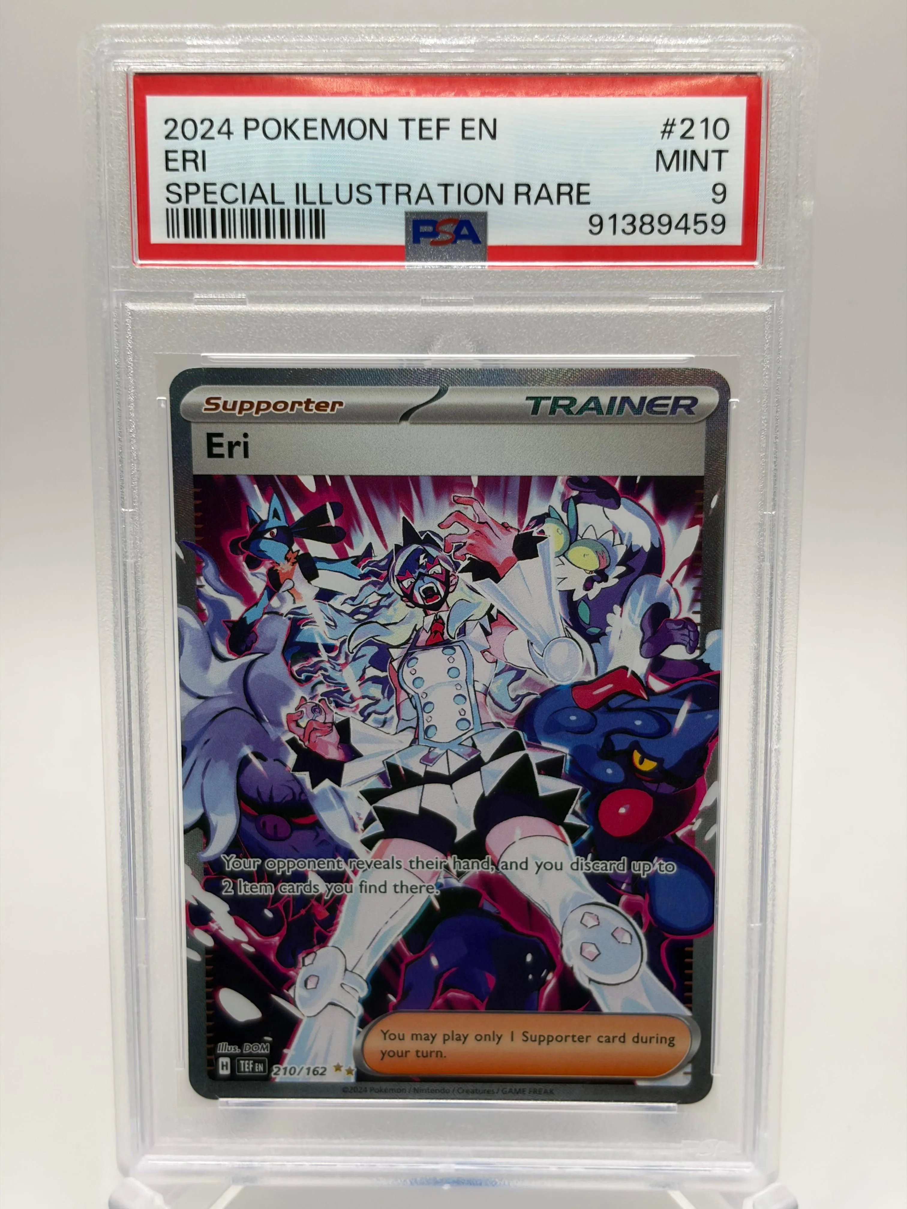 Eri #210 Temporal Forces Special Illustration Rare - PSA 9 Mint
