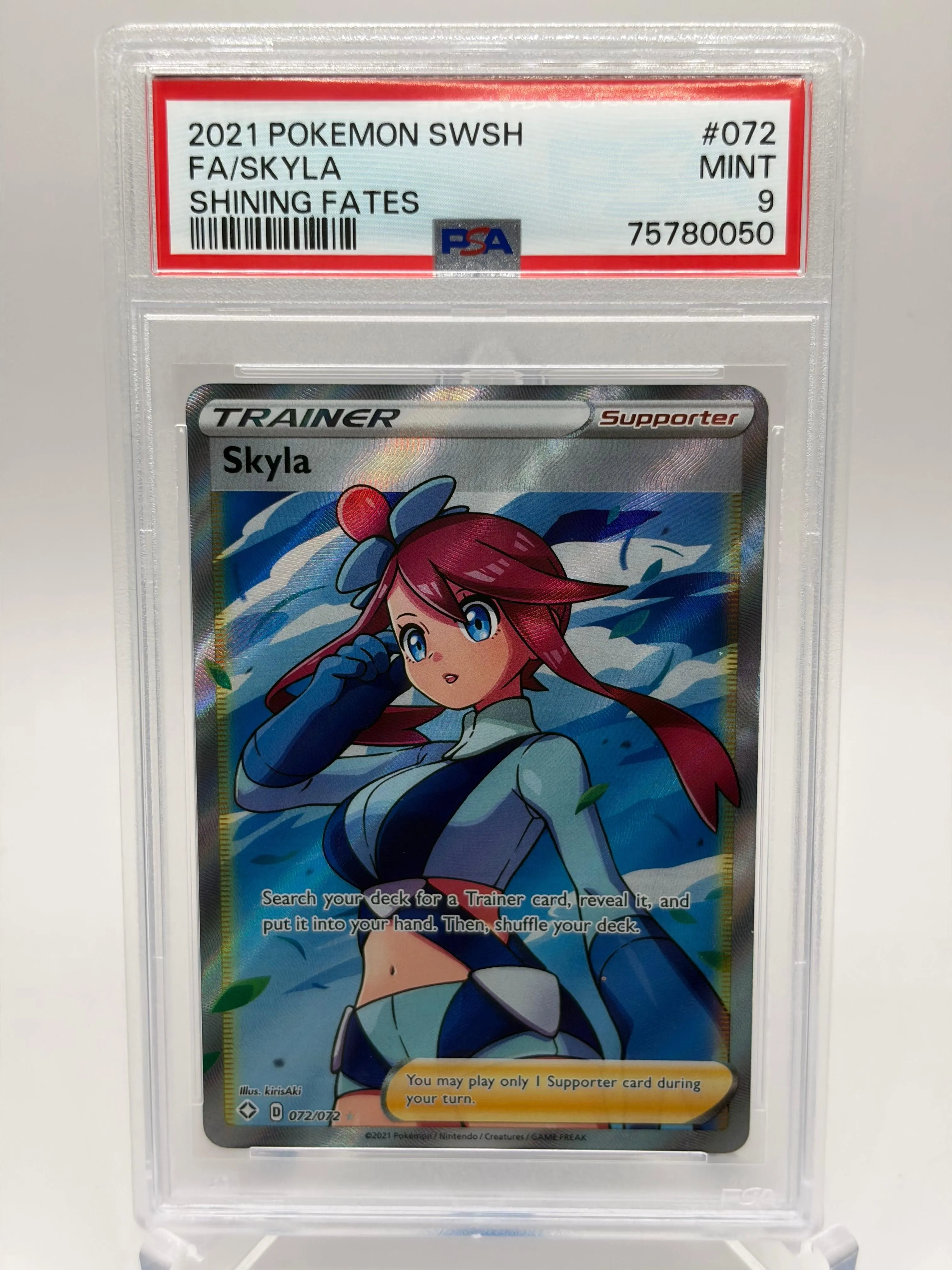 Skyla #072 Shining Fates - PSA 9 Mint