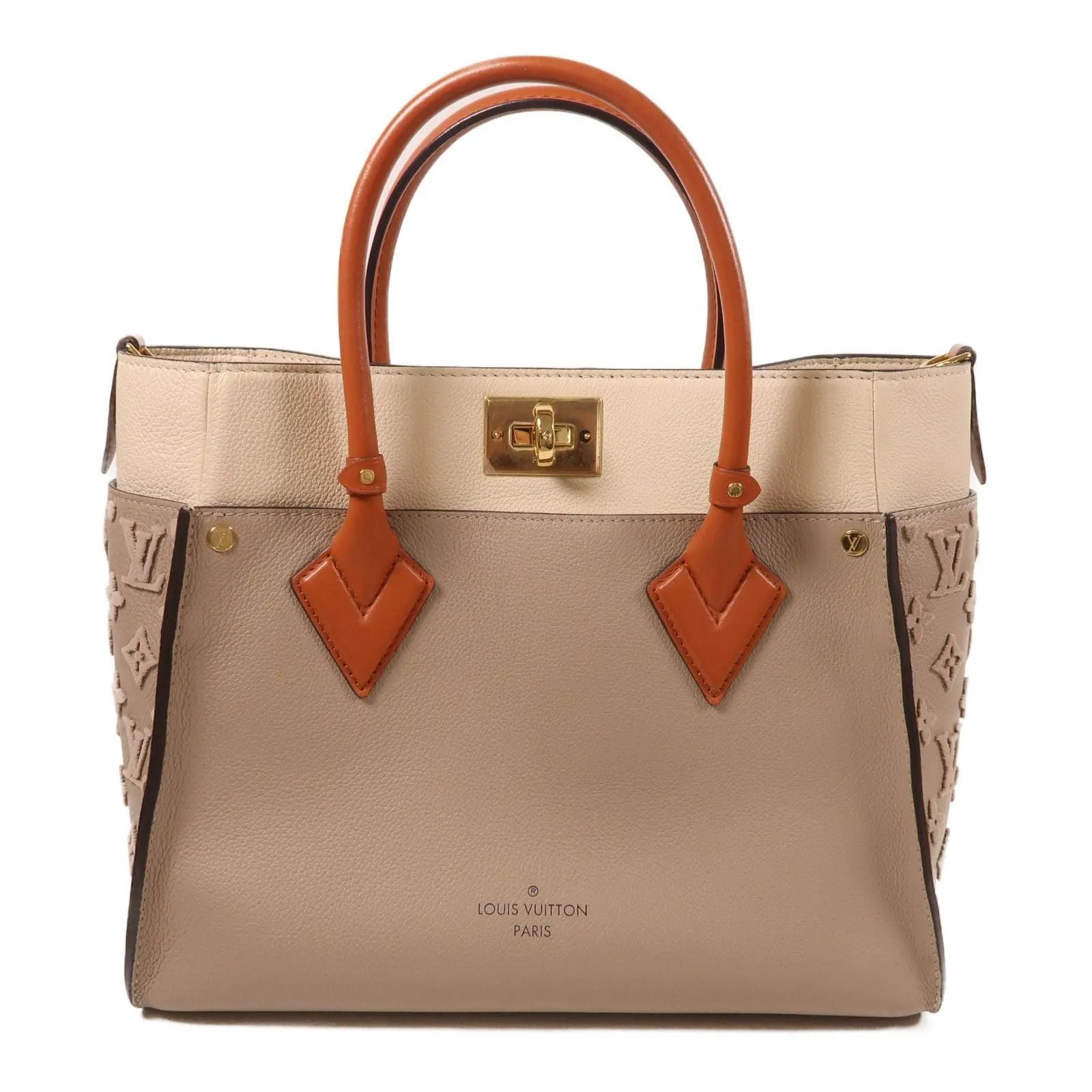 Louis Vuitton on my side MM calf leather