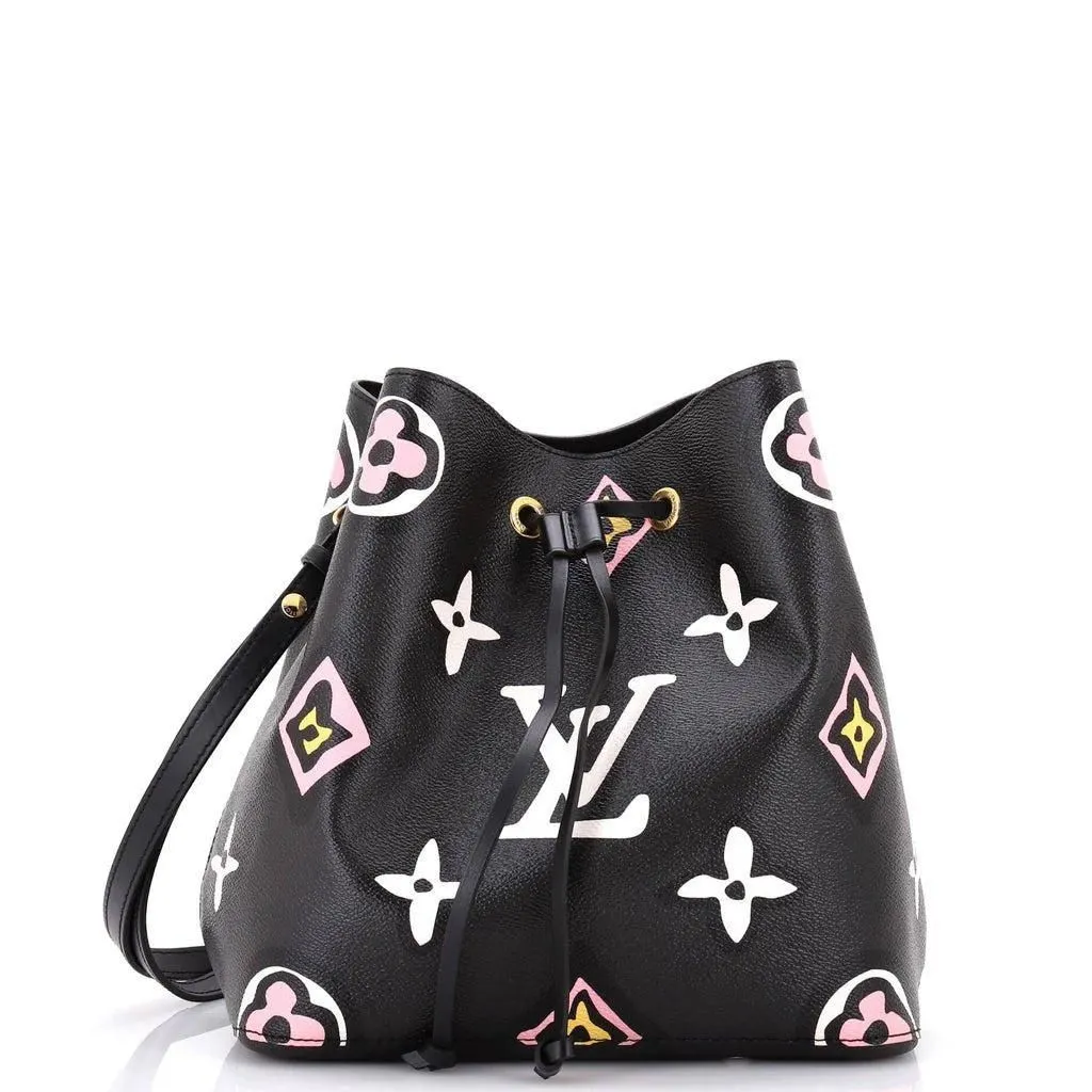 Louis Vuitton NeoNoe Handbag Wild at Heart Monogram Giant MM