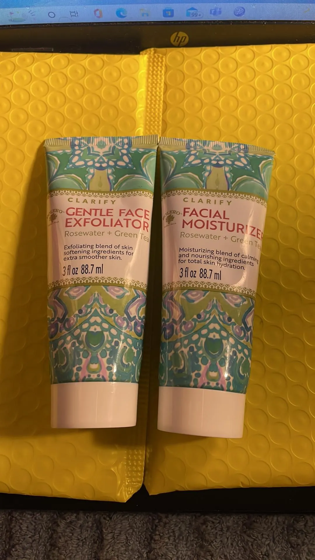 Product image for Bolero gentle face exfoliate/ moisturizer set