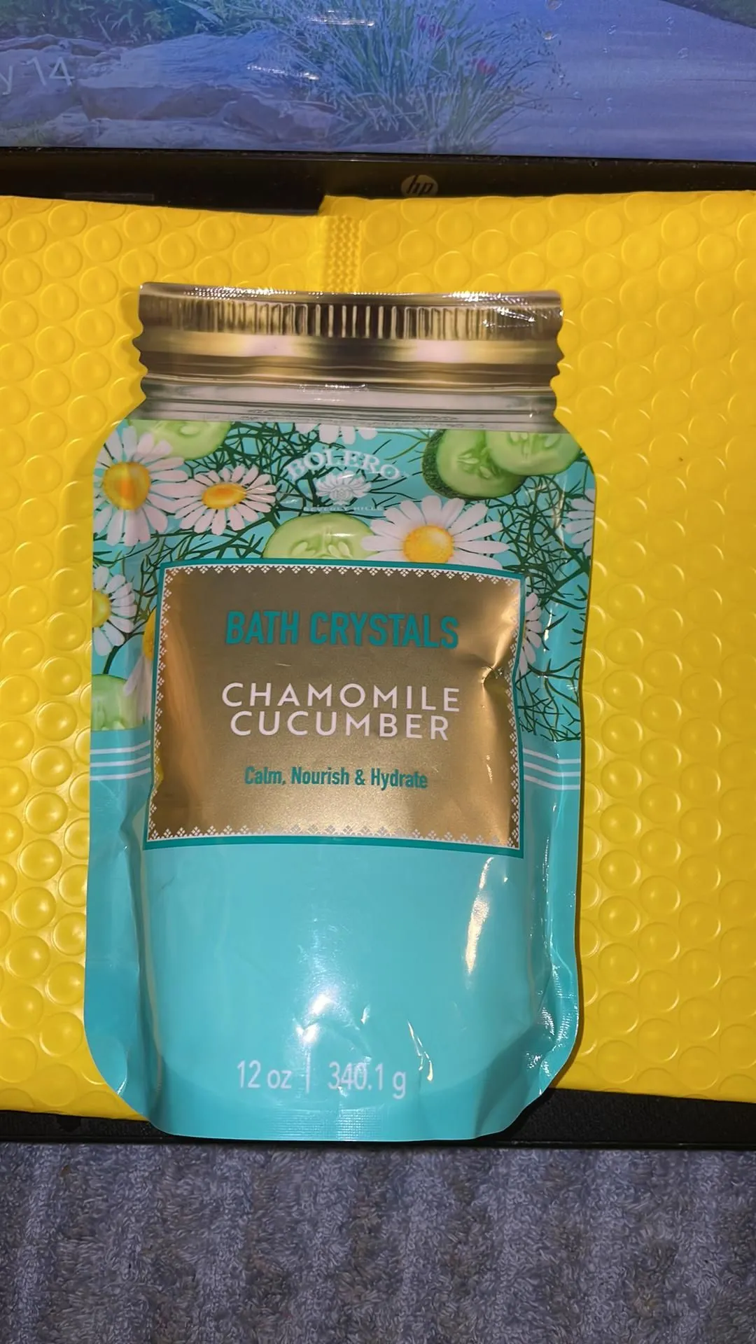 Product image for Bath crystals -Chamomile cucumber 