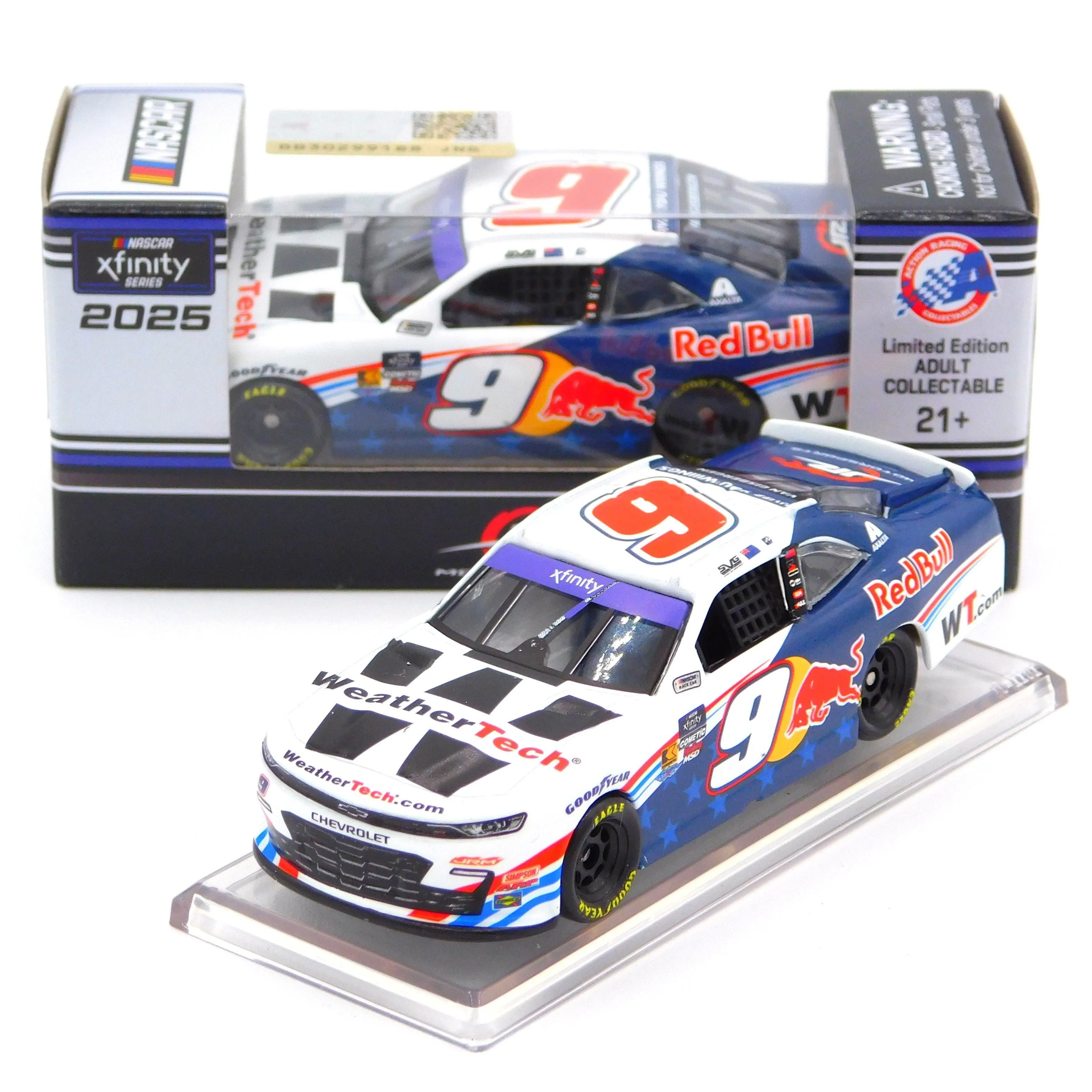 Shane Van Gisbergen 2025 Weathertech Red Bull 1:64 Nascar Diecast