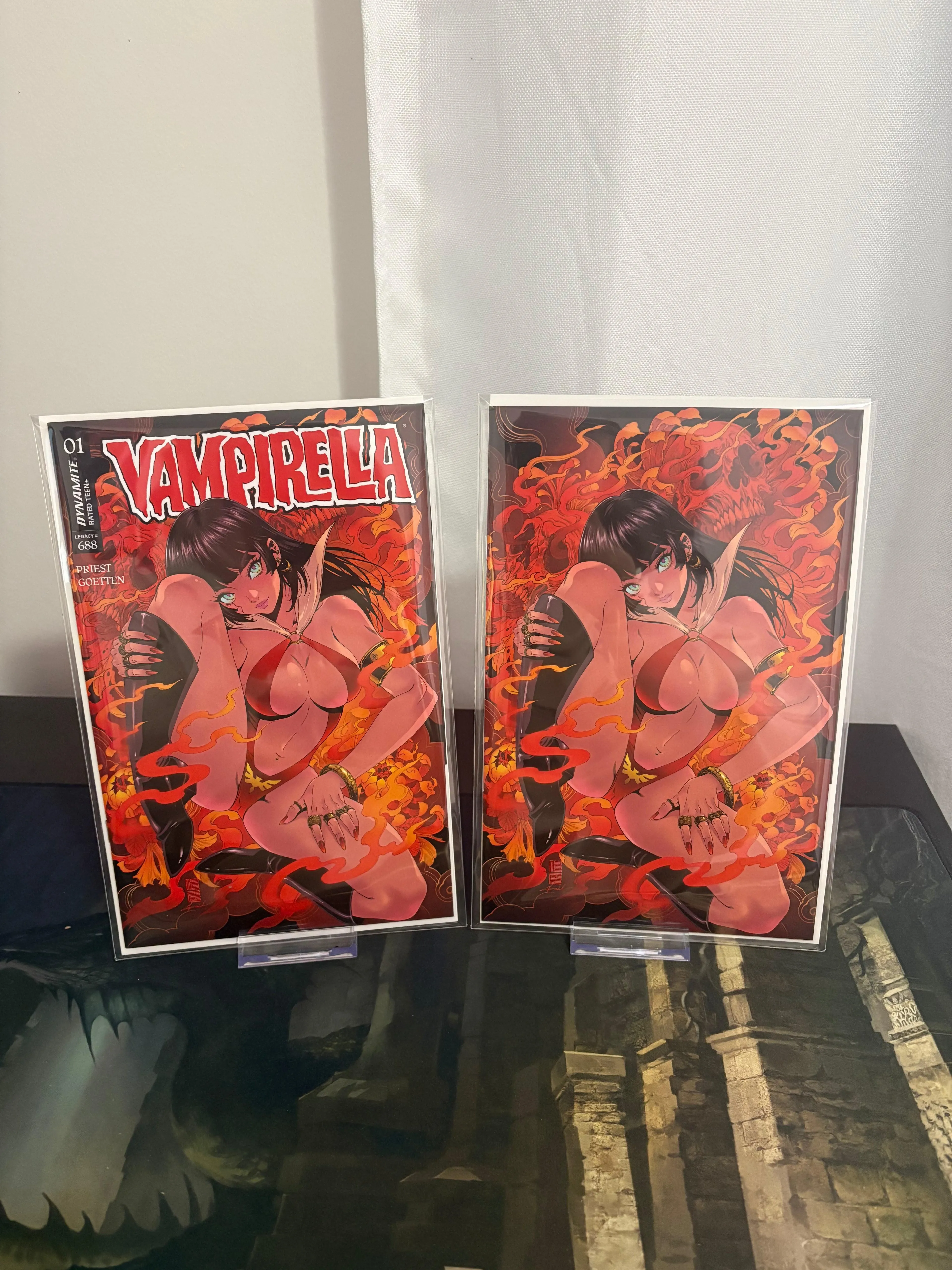 VAMPIRELLA #1 (2026) GODTAIL 616 COMICS Trade Dress & Virgin Variant AB Set LTD 500
