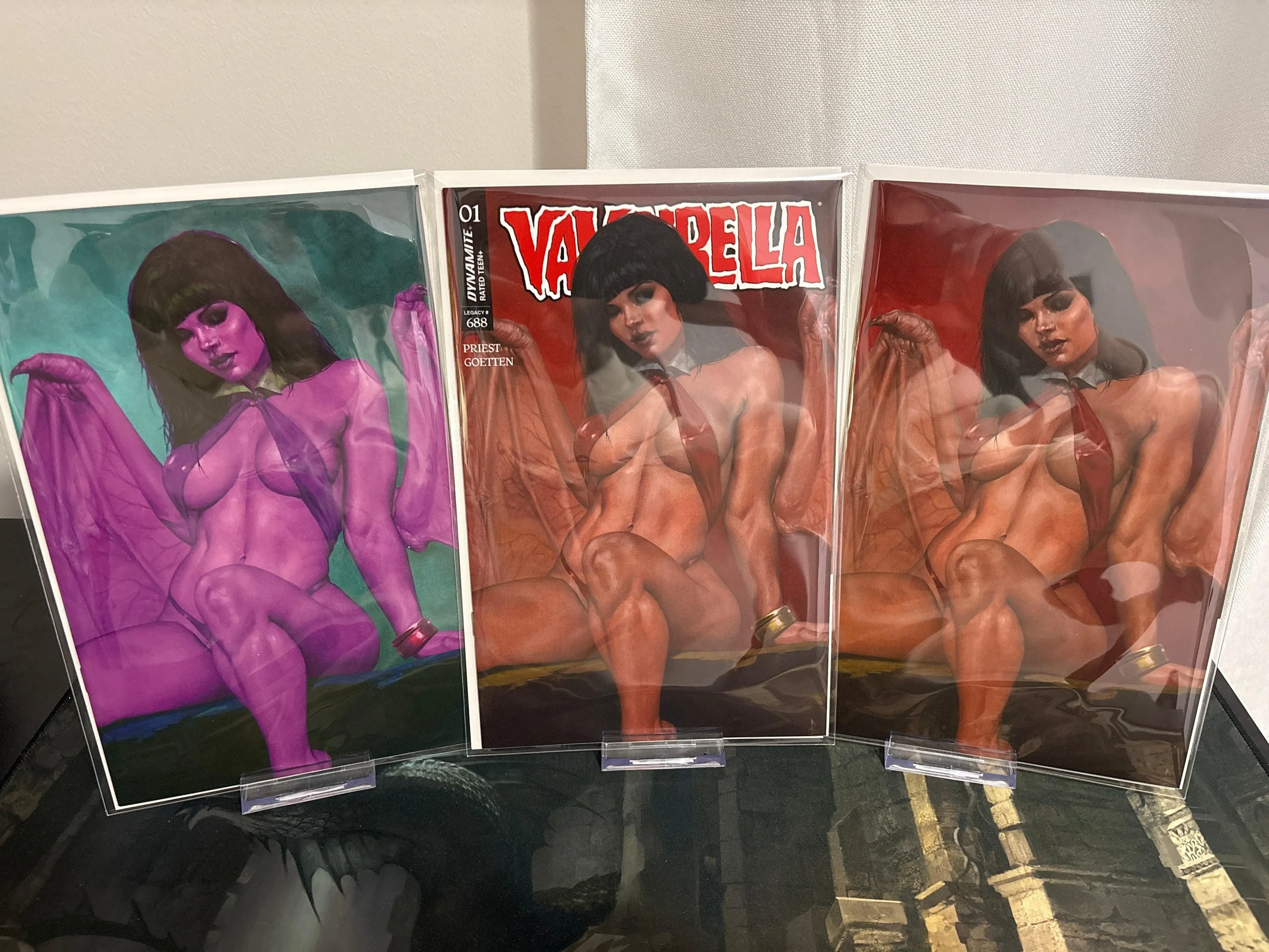 VAMPIRELLA #1 (2026) RICCARDO FEDERICI 616 COMICS Trade Dress & Virgin Variant ABC Set