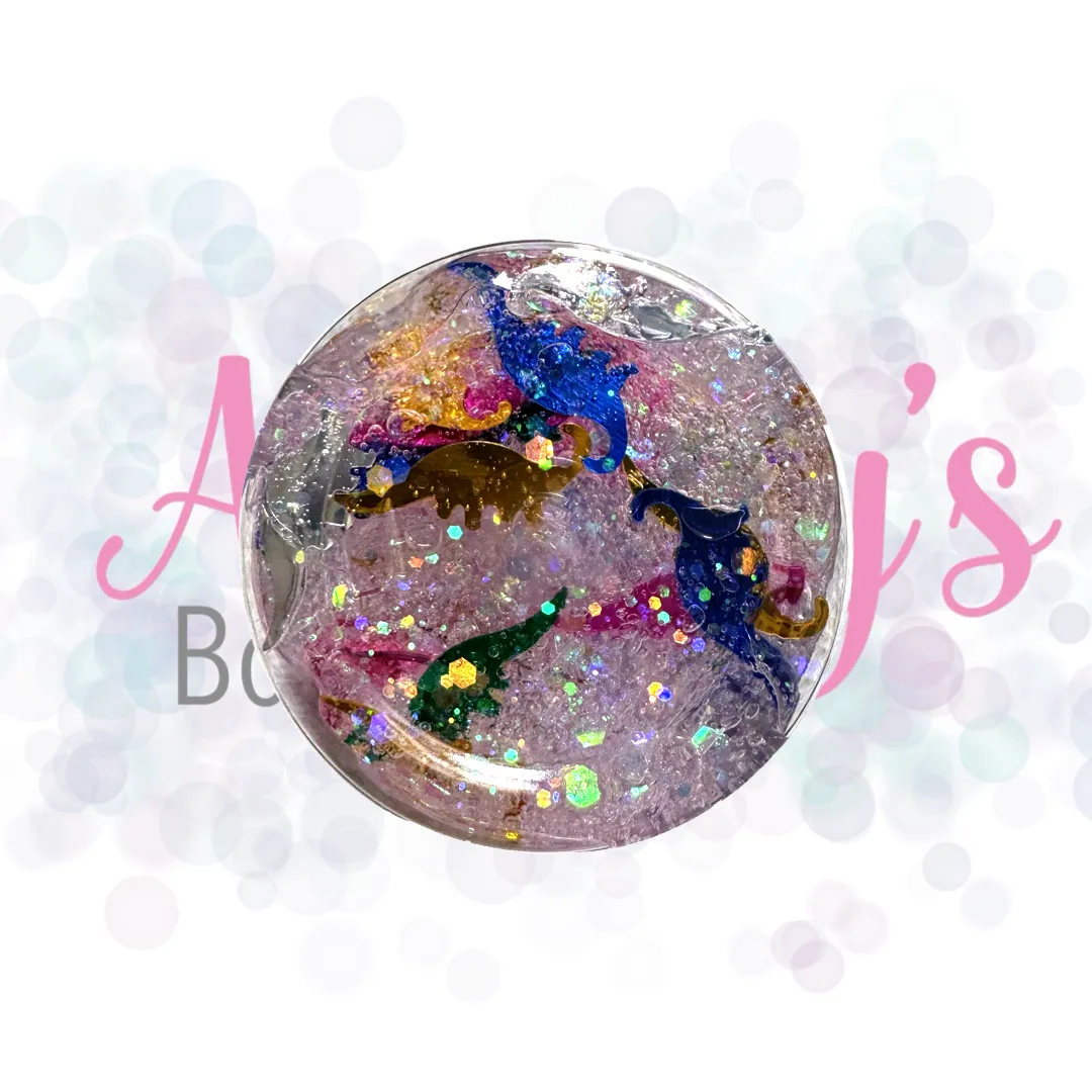 Rainbow Dino Glitter Hair Gel