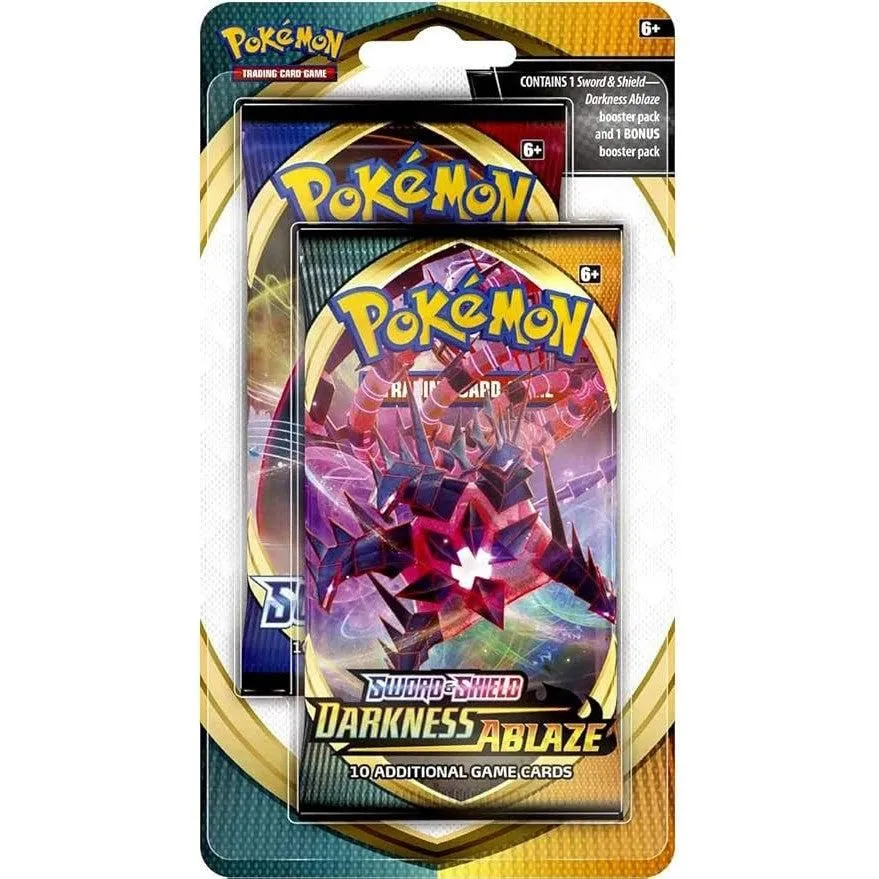 Pokemon TCG: Sword & Shield Darkness Ablaze Double Pack Bonus Booster Set