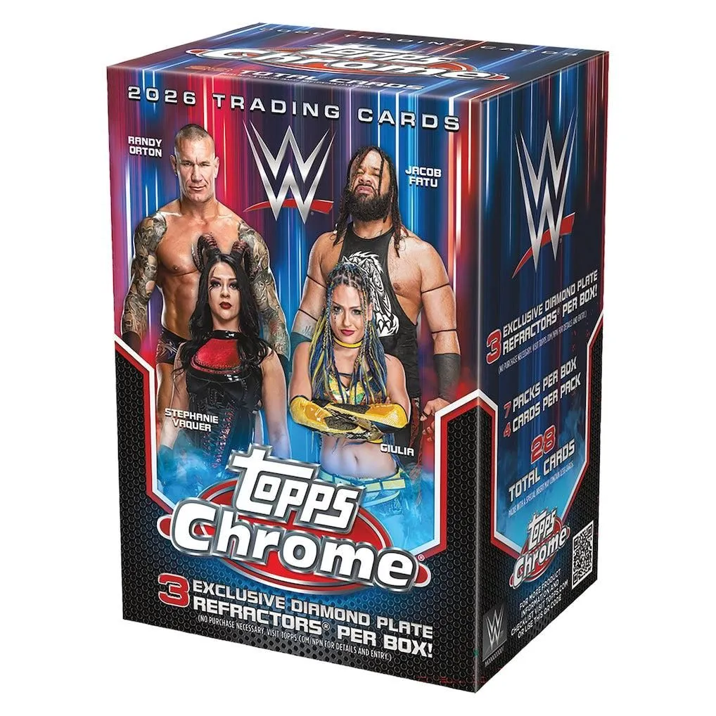 2026 Topps Chrome WWE Value Box (SEALED)