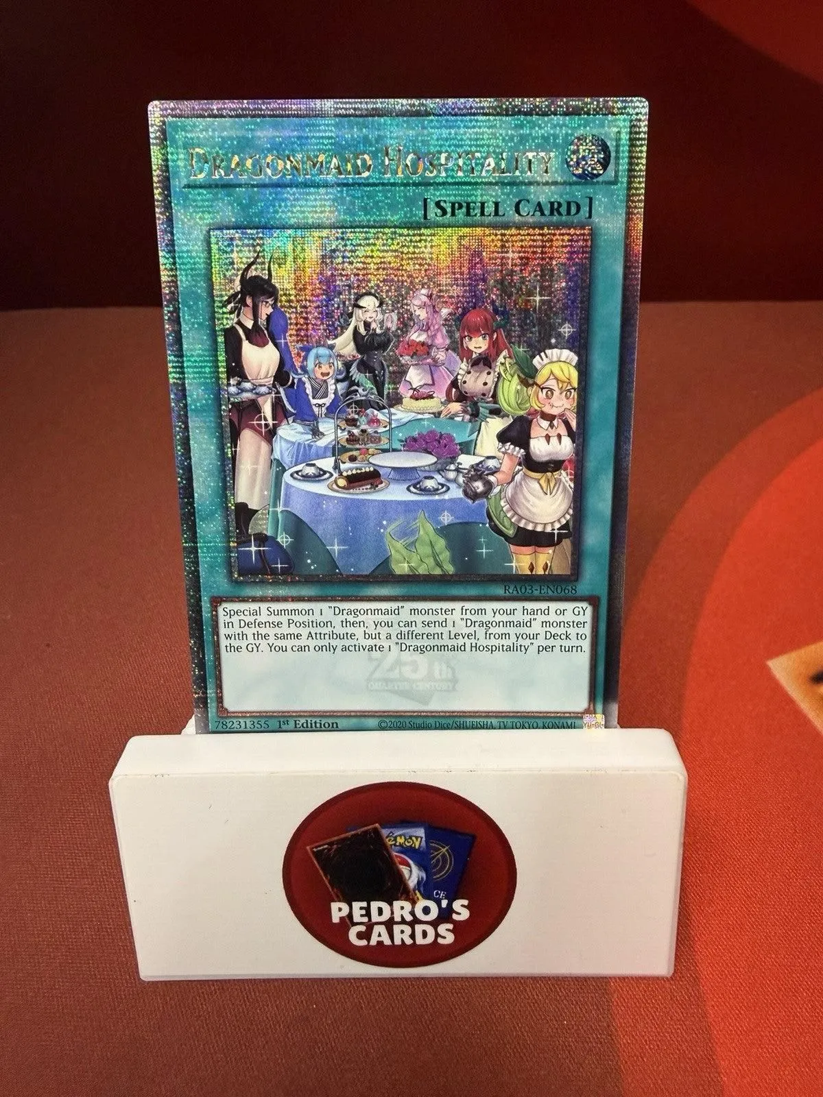 Yu-Gi-Oh! TCG - Dragonmaid Hospitality- RA03-EN068 - Quarter Century Secret