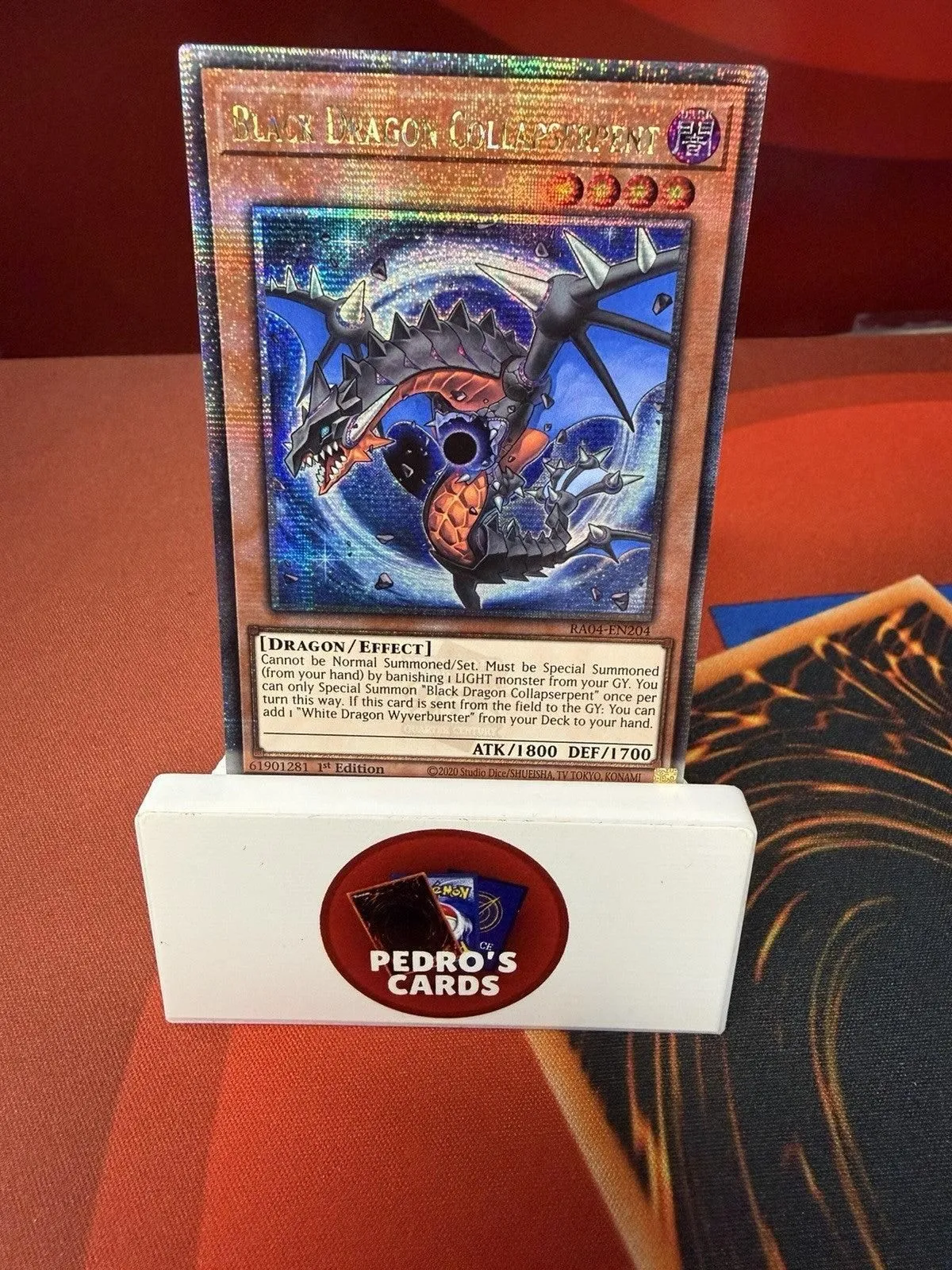 Yu-Gi-Oh! TCG - Black Dragon Collapserpent- RA04-EN204 - Quarter Century Secret