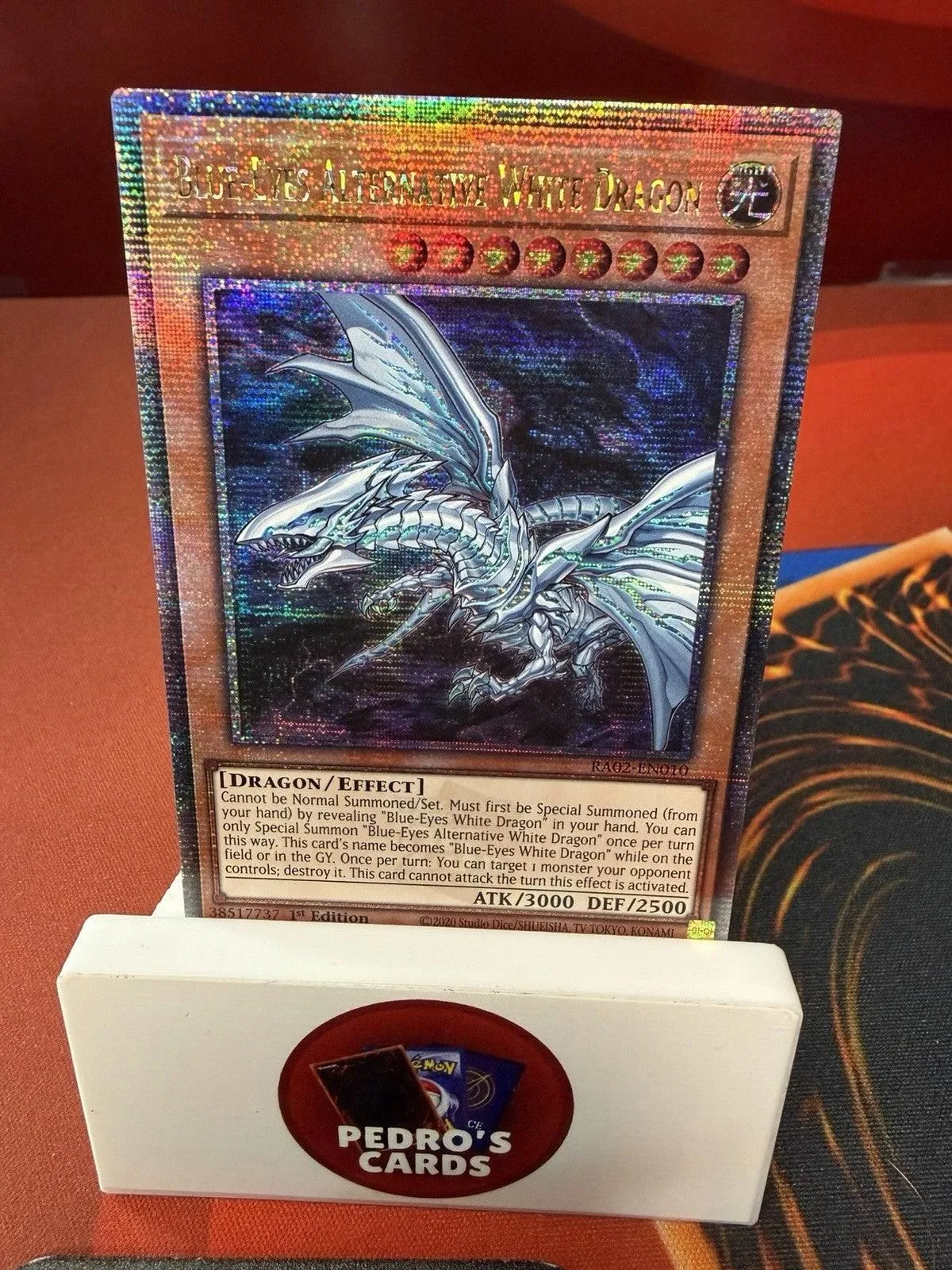 Yu-Gi-Oh TCG - Blue Eyes Alternative White Dragon - RA0w-EN010 - Quarter Century