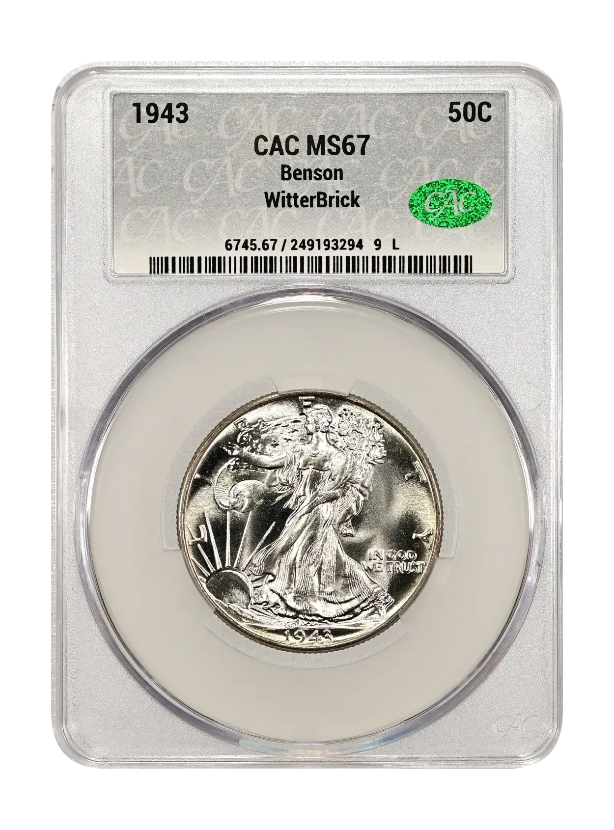 HALF DOLLARS WALKING LIBERTY Image 1