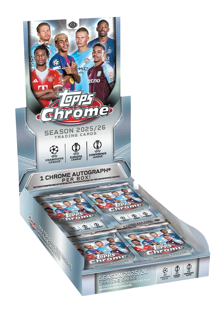 Topps Chrome UEFA Club Competitions 2026 - UCC Hobby Box - New & Sealed