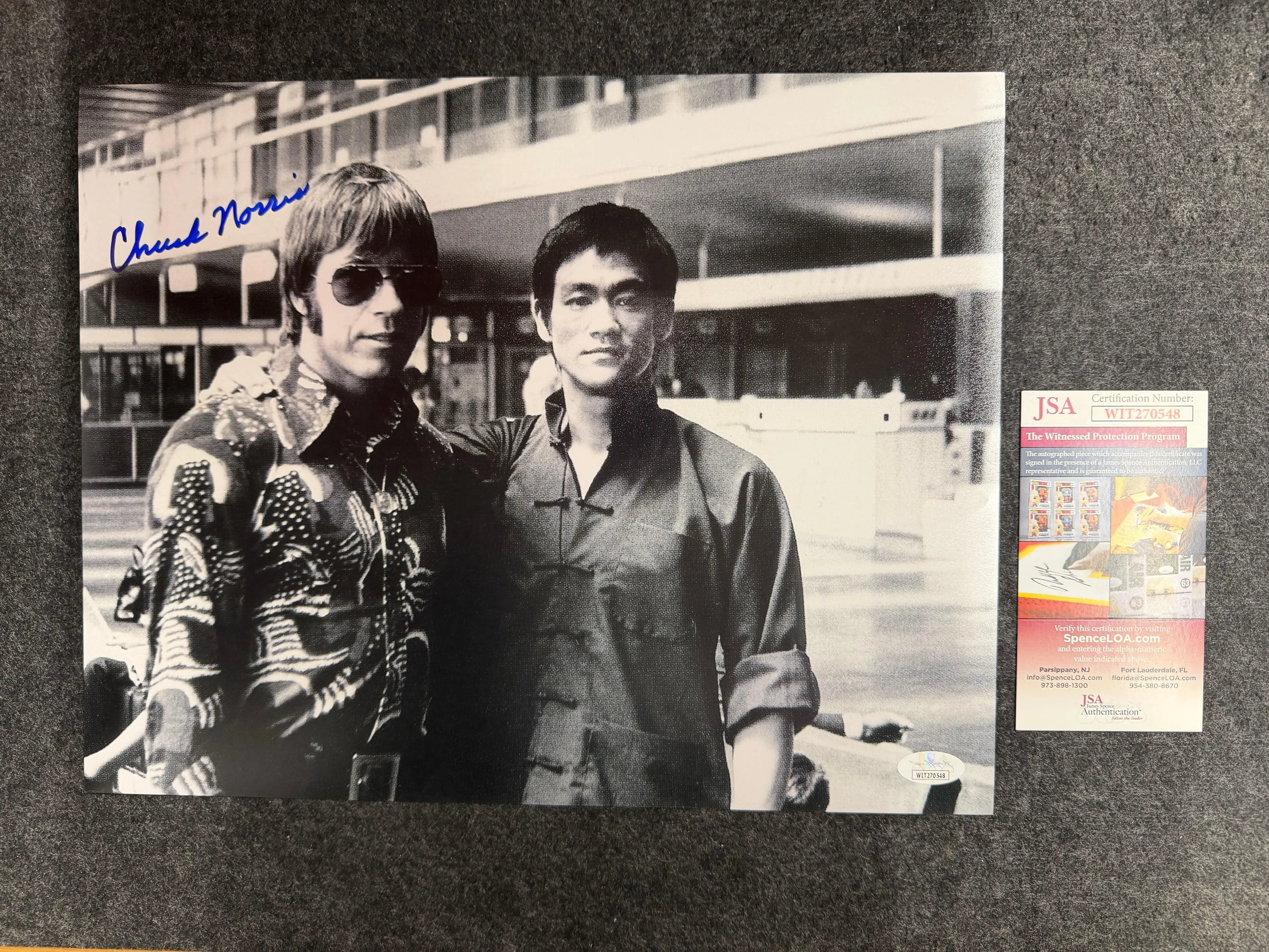 Chuck Norris Signed 11x14 Photo - JSA COA