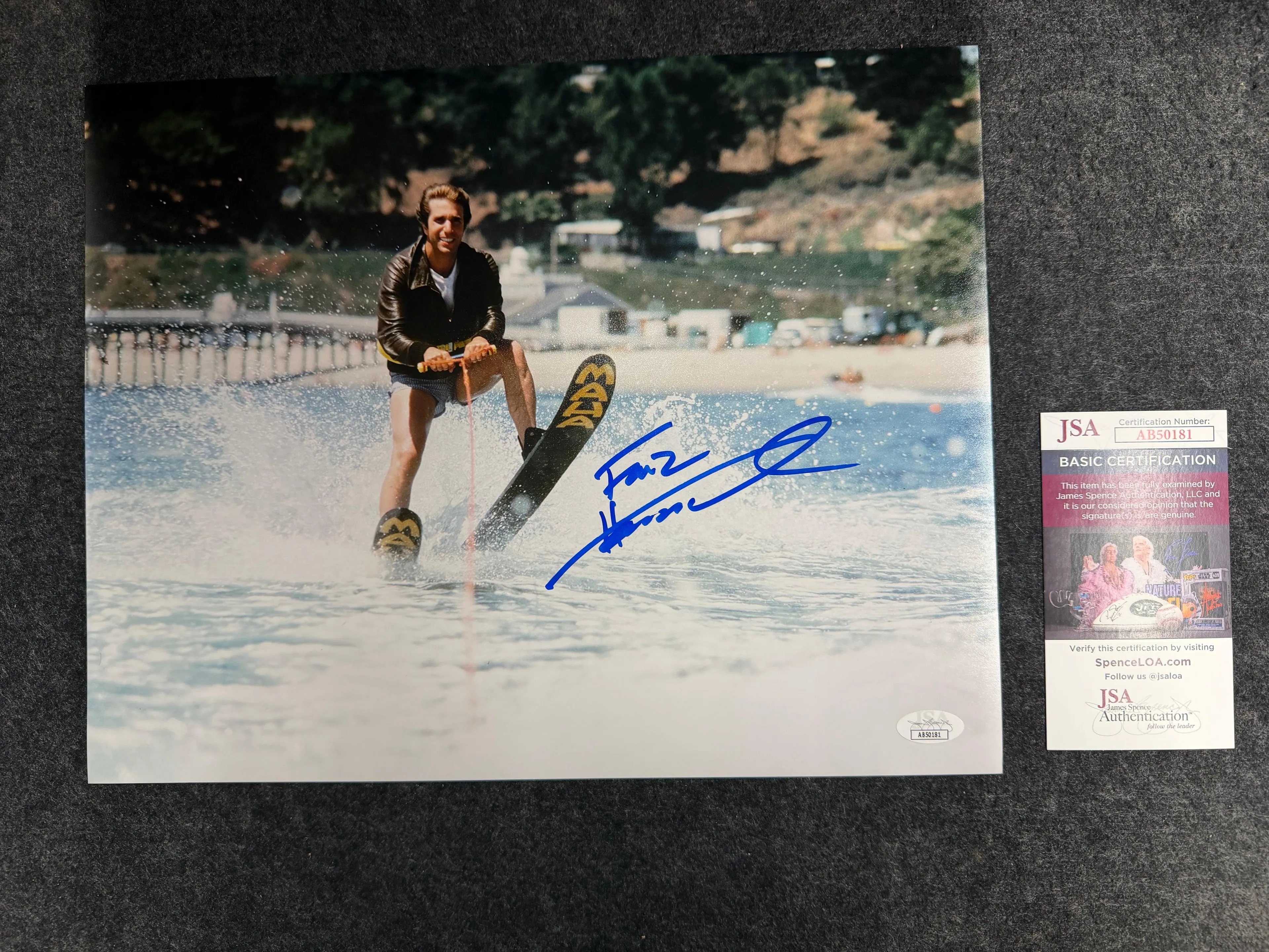 Henry Winkler Signed 11x14 Happy Days Photo - JSA COA