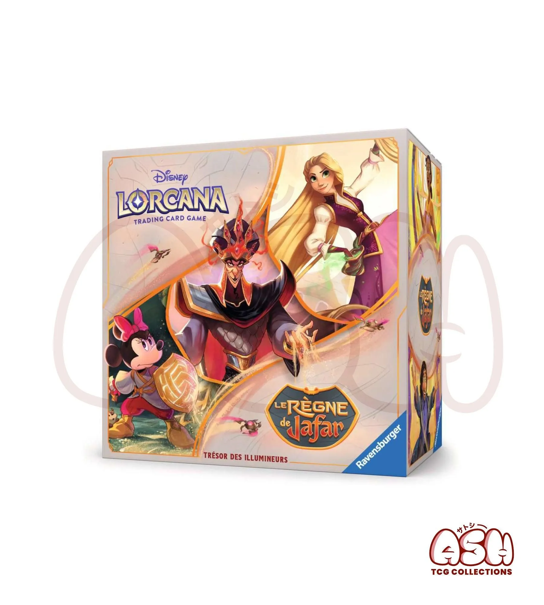 Trove-Pack Lorcana – Le Règne de Jafar chapitre 8 – Boîte de 8 Boosters + Accessoires