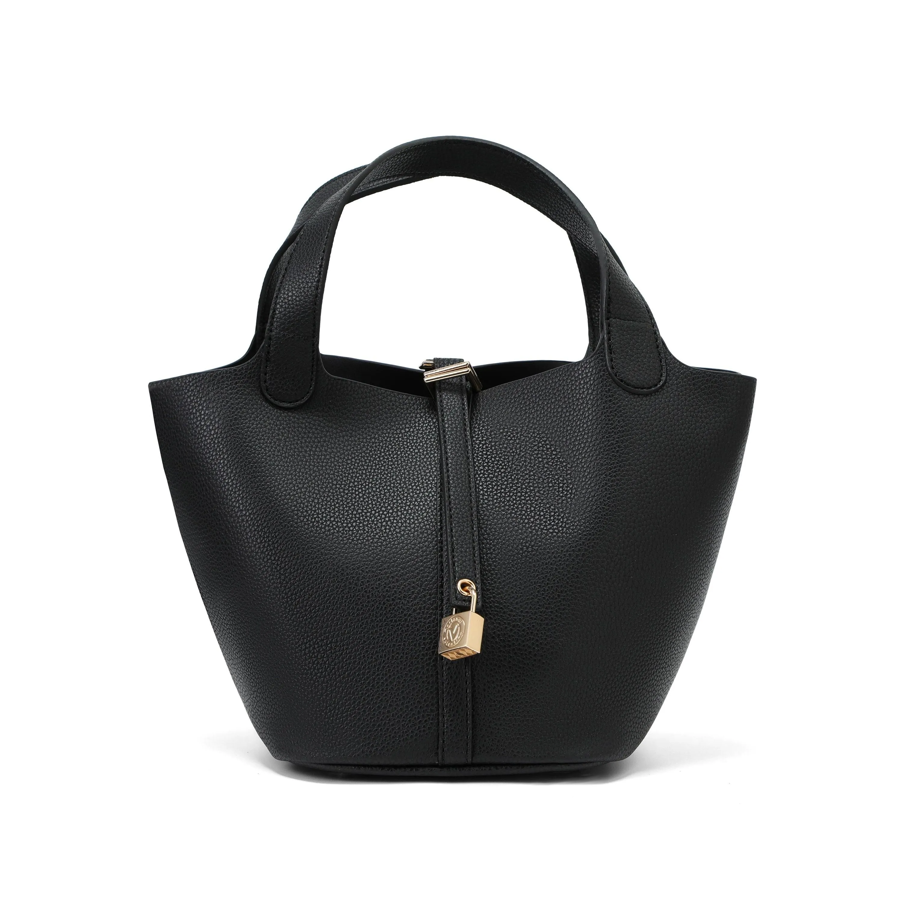 ! Valentino Orlandi Milano Handbag Black with Gold