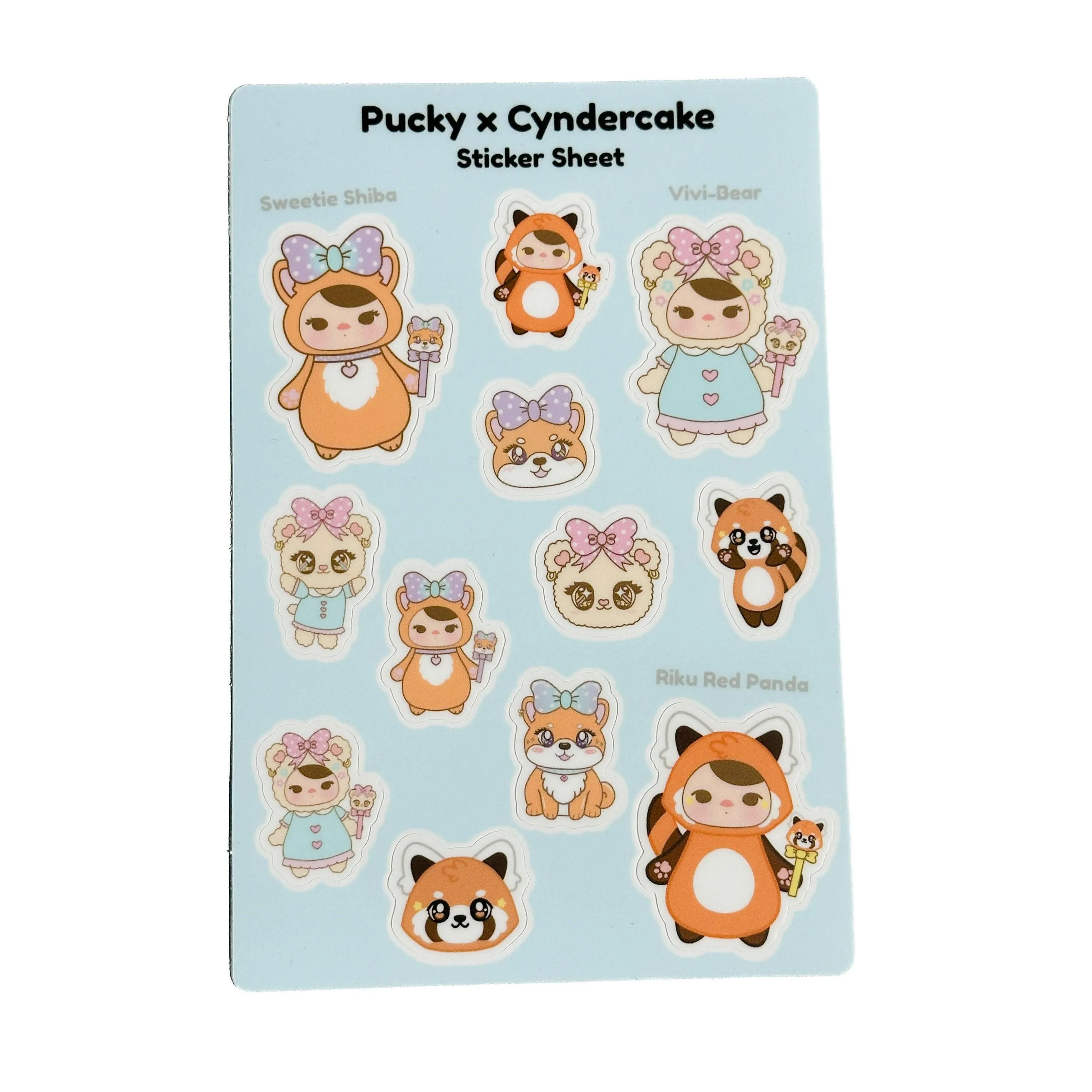 Pucky x Cyndercake Sticker Sheet
