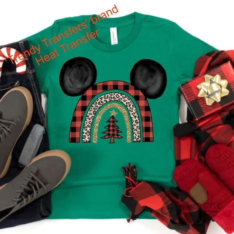 Boy Christmas Mouse - Youth Size Heat Transfer Only