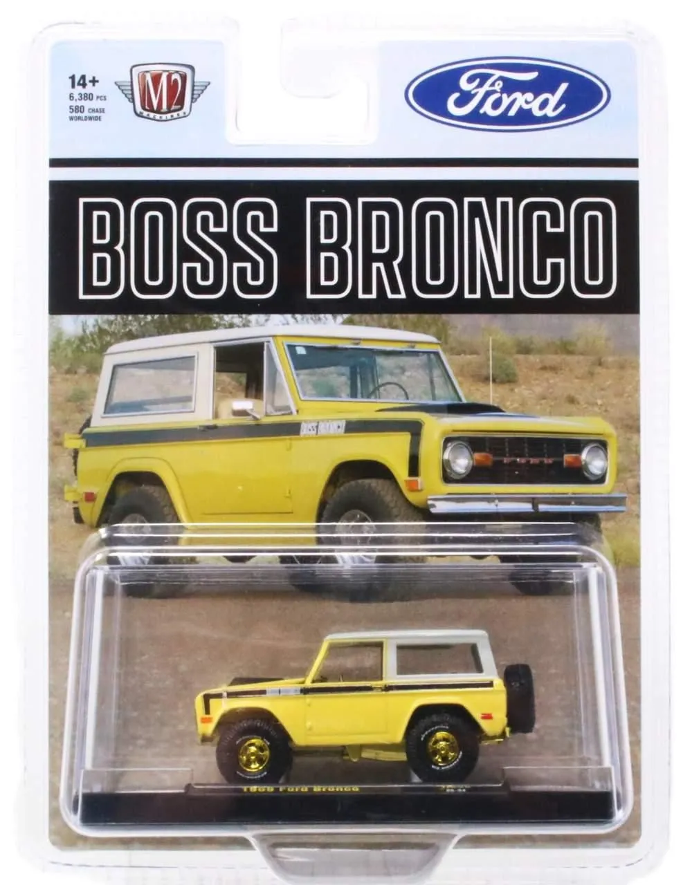 M2 Machines 1969 Ford Bronco Boss Bronco (CHASE) – Hobby Exclusive