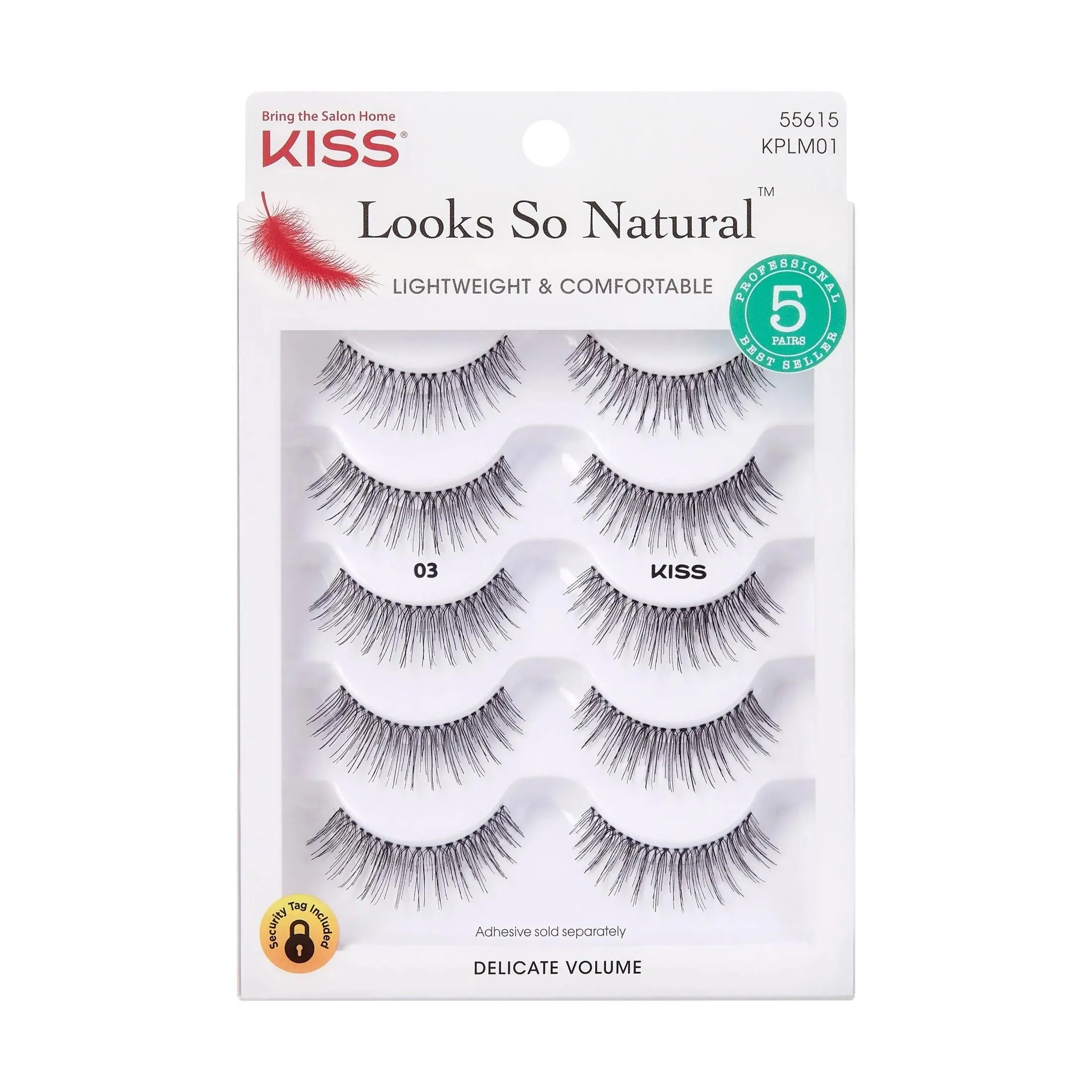 KISS Looks So Natural False Eyelashes multipack