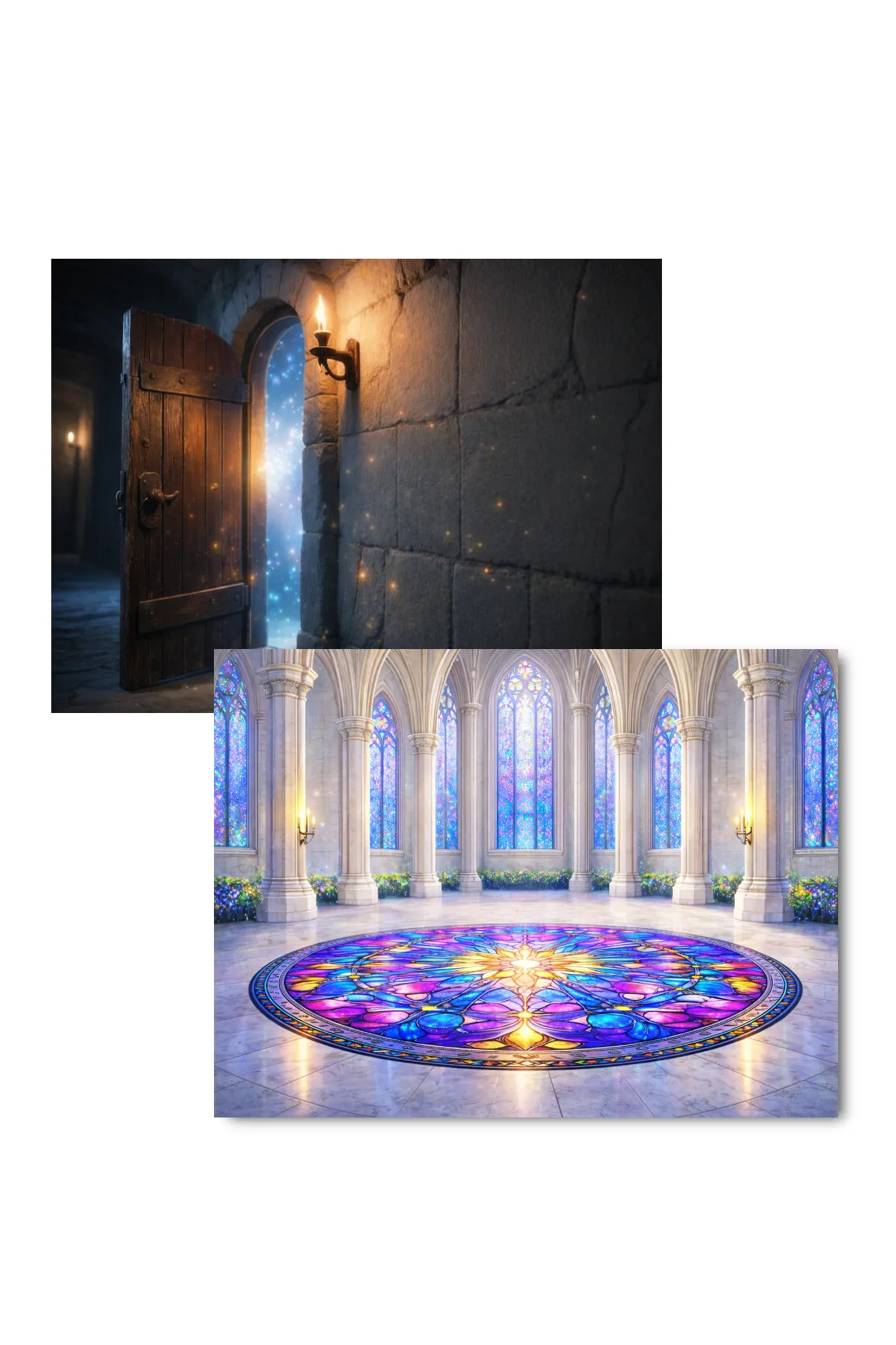 Cathedral of Light / Portal Beyond  Double-Sided Scene Sleeve™