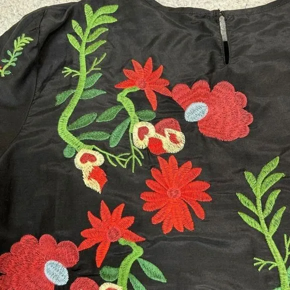 sachin and babi light blue dress zara floral embroidered dress main image 1