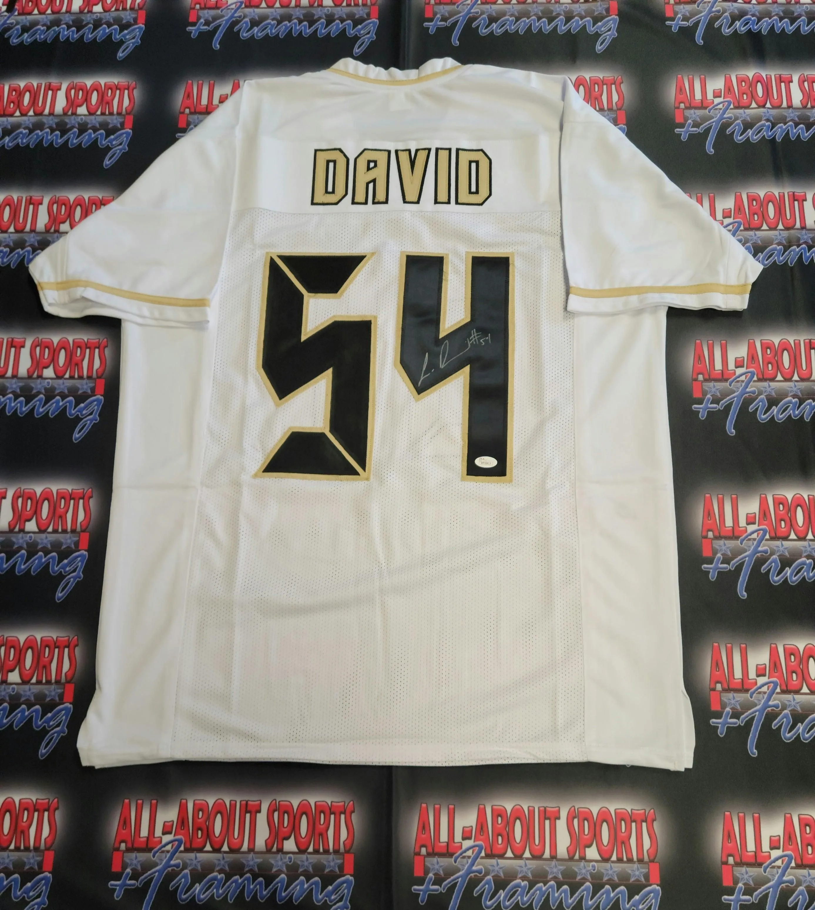 LaVonte David Authentic Signed Pro Style Jersey Autographed JSA R2