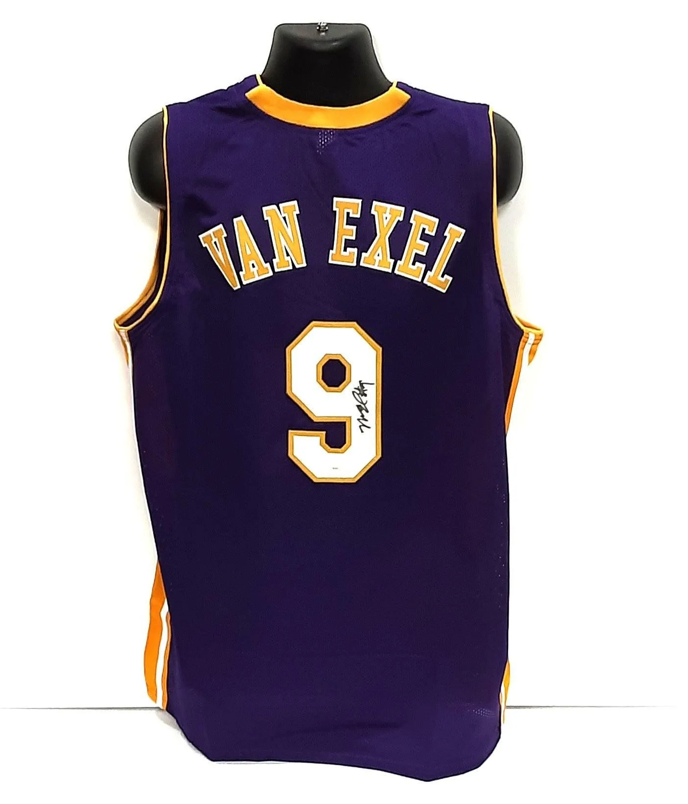 Nick Van Exel Authentic Signed Pro Style Jersey Autographed JSA R2