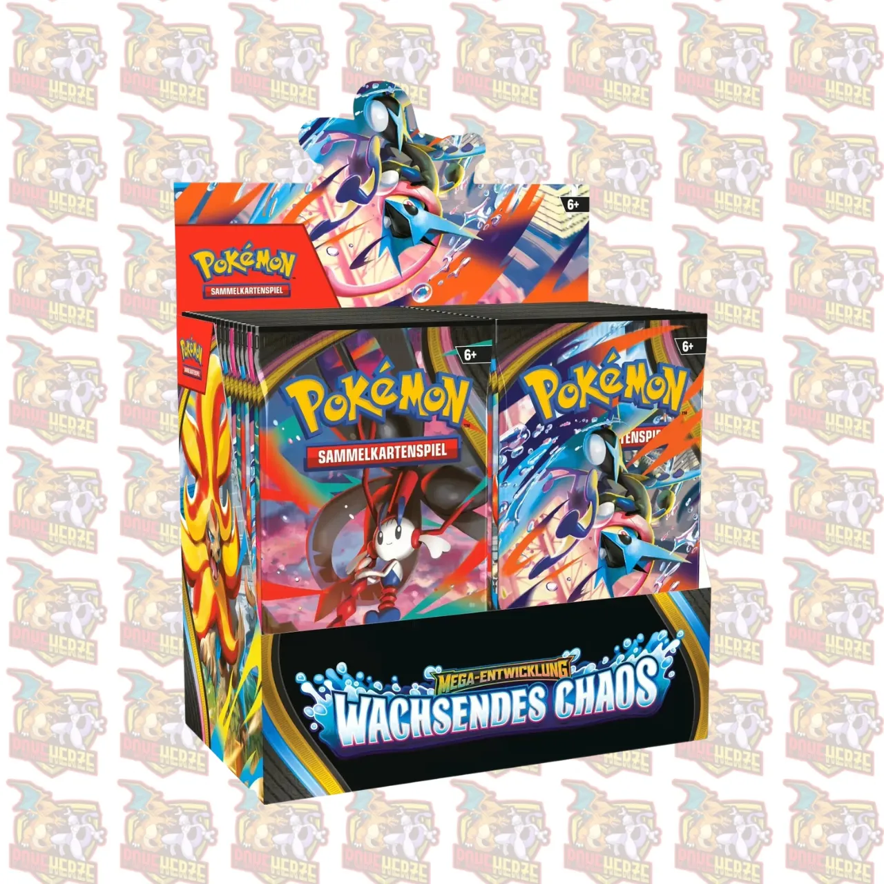Pokemon Wachsendes Chaos Booster Display Deutsch Sealed