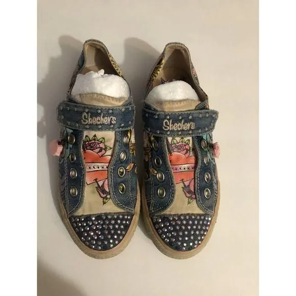 Product image for Skechers Twinkle Toes Kids Sneakers Size 2
