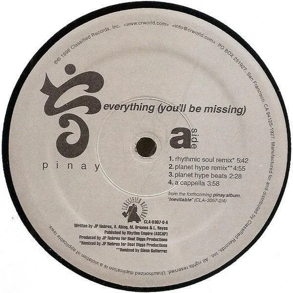 Pinay - Everything (You'll Be Missing)