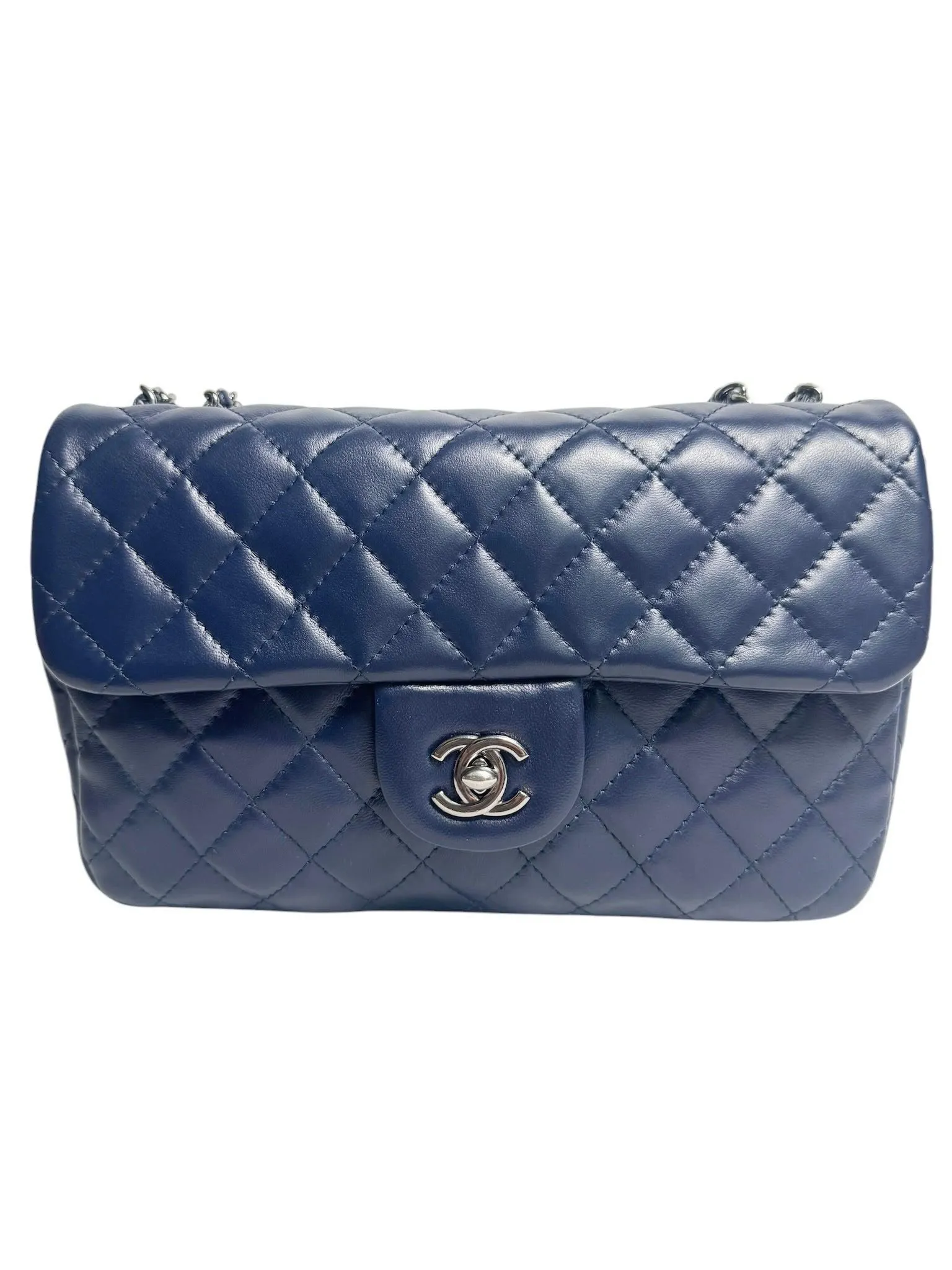 Chanel Small Navy Single Flap