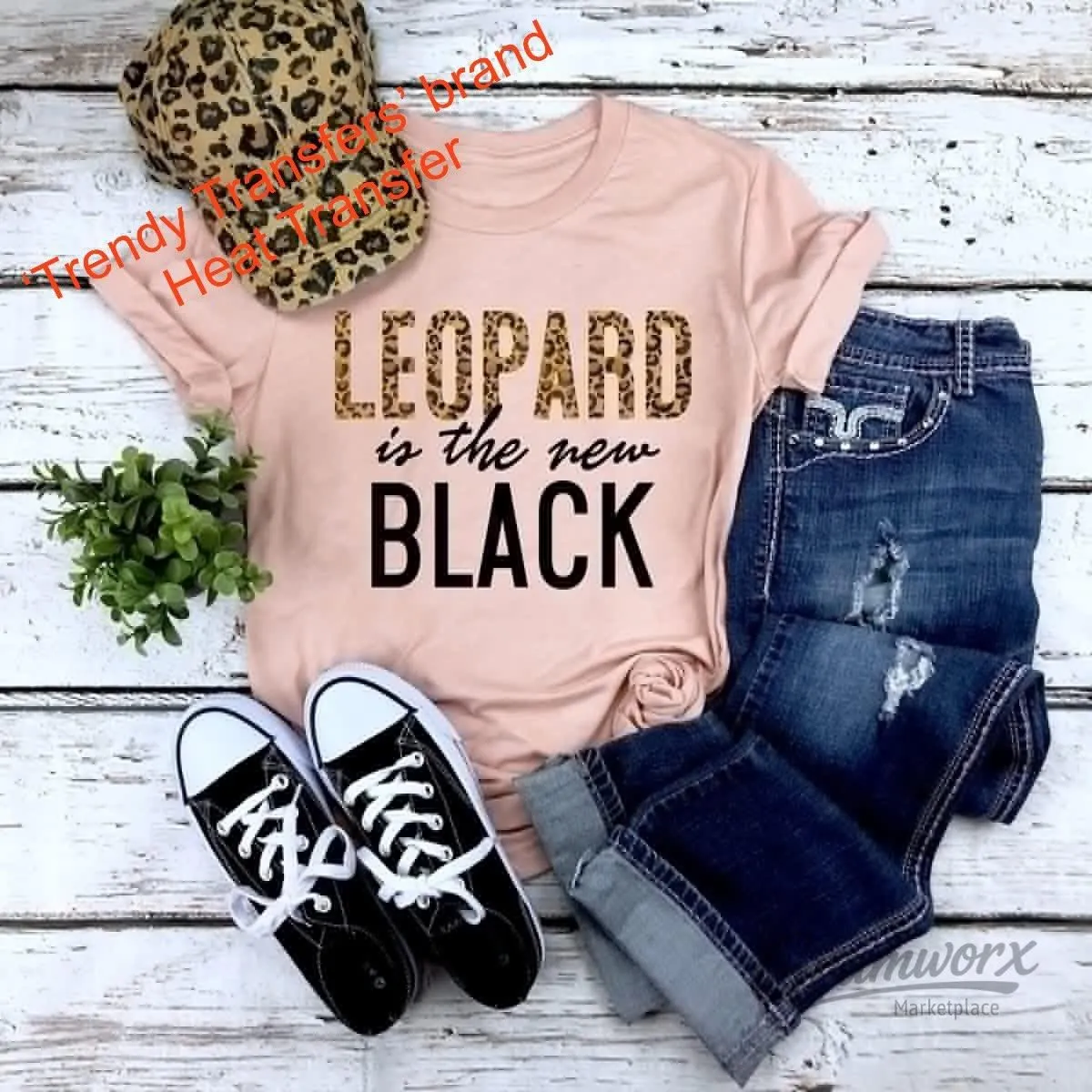 Leopard is the New Black - Screen Print Transfer
