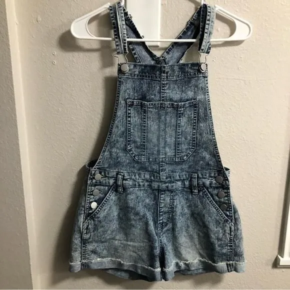 Product image for No Boundaries Jean Short Overalls Women's size small