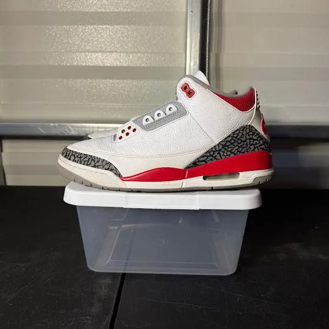 Size 12 - AJ 3 Retro Fire Red
