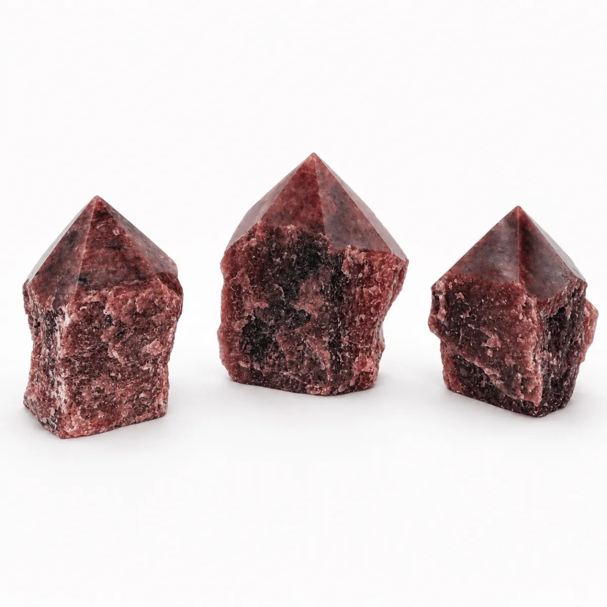 Strawberry Quartz Top Polished Point