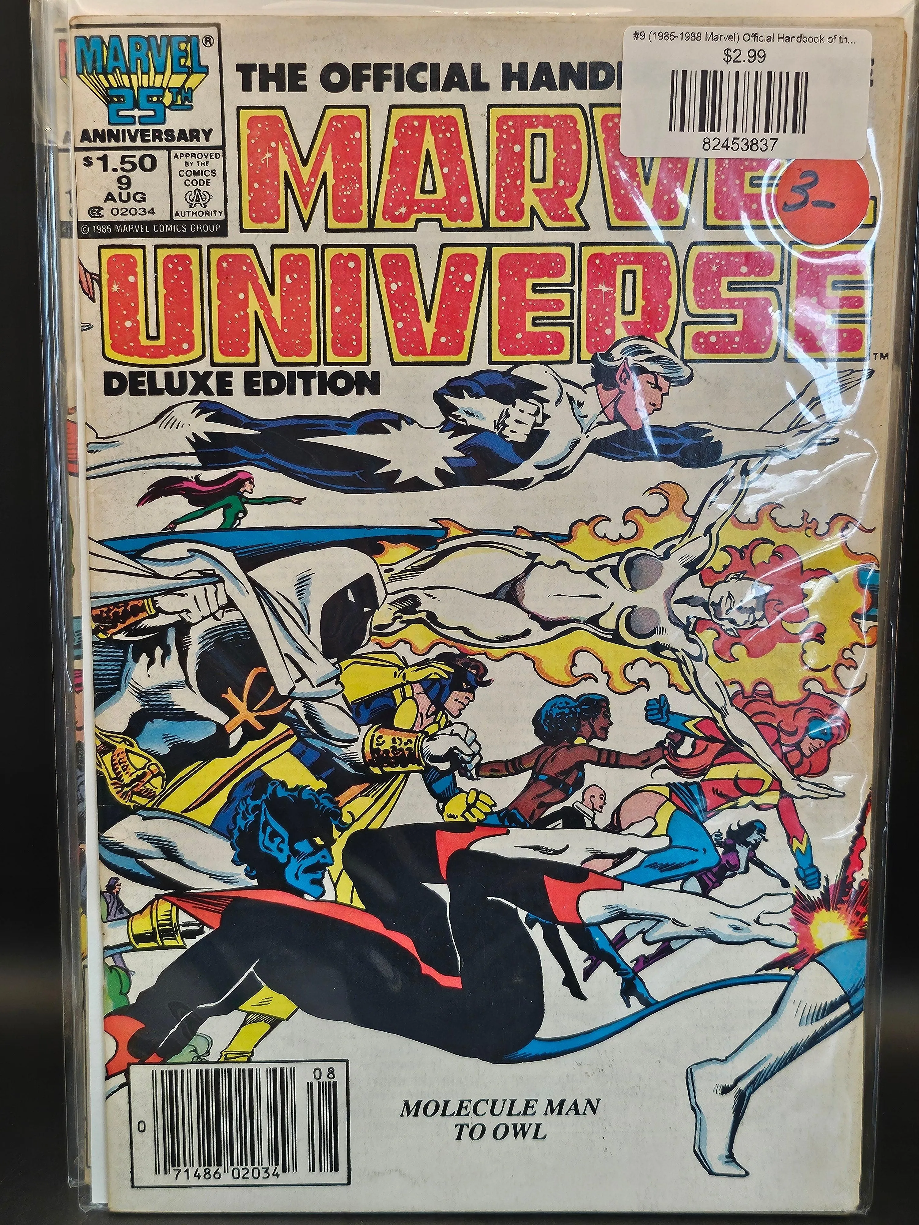 #9 (1985-1988 Marvel) Official Handbook of the Marvel Universe Deluxe Edition
