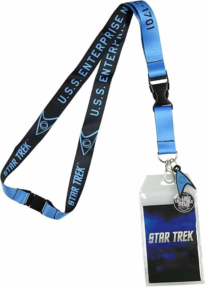 Star Trek Charm Lanyard - Rubber Charm