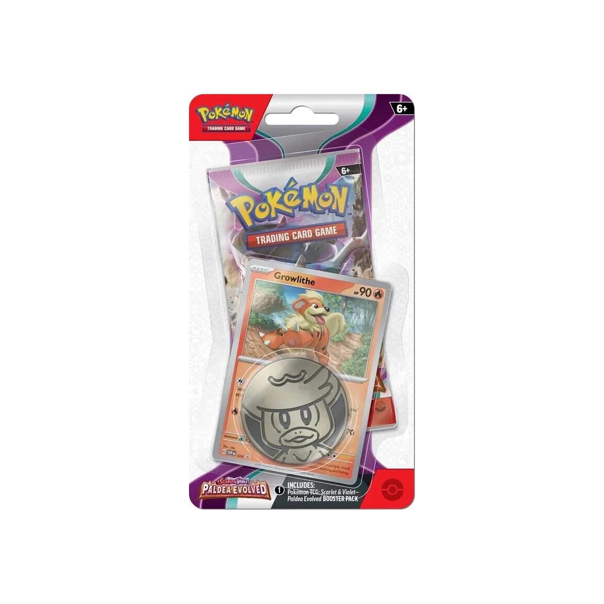 Paldea Evolved Checklane Blister (Growlithe)