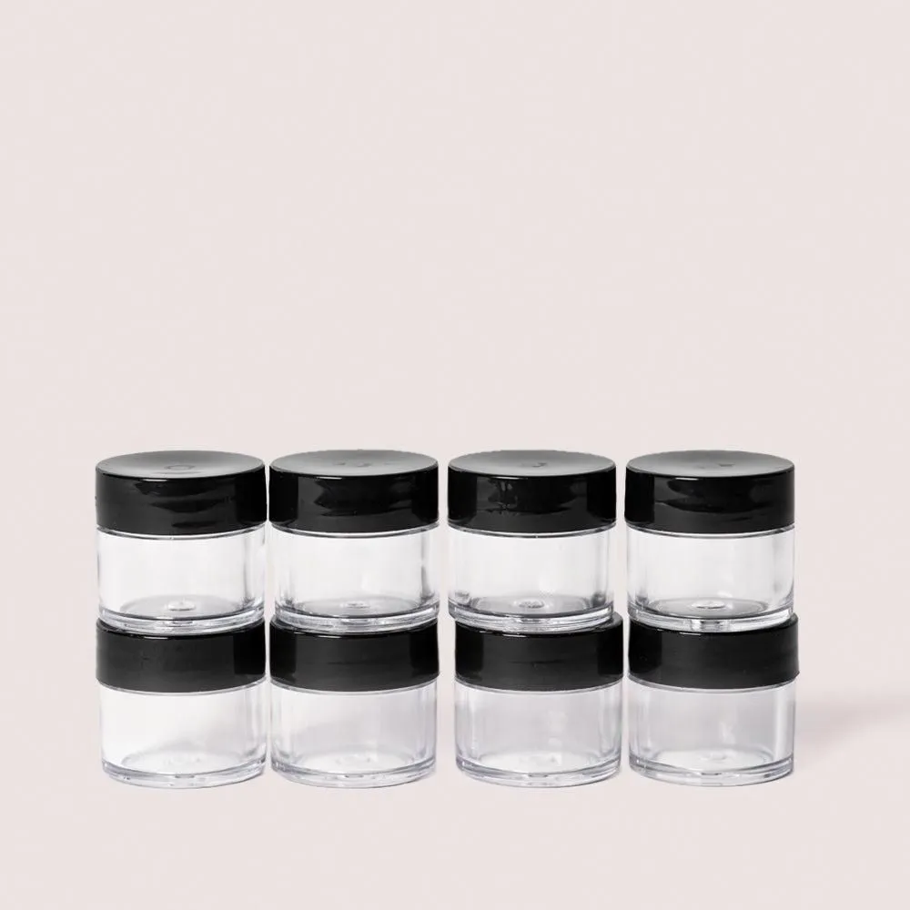 1/4 oz Mixing Jars, Clear (8pk)