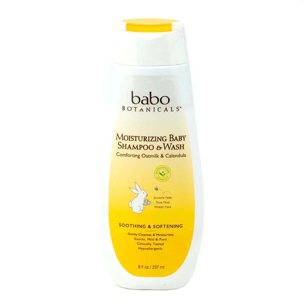 Babo Botanicals Moisturizing Baby Shampoo and Wash