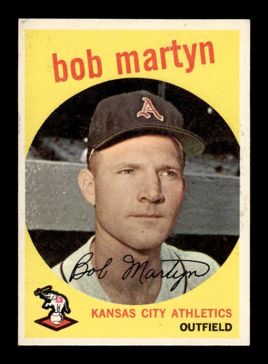 1959 Topps #41 Bob Martyn Kansas City Athletics EXMT KC10009100
